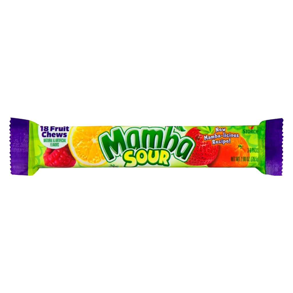 Mamba Mixed Fruit Chewy Candies Sour