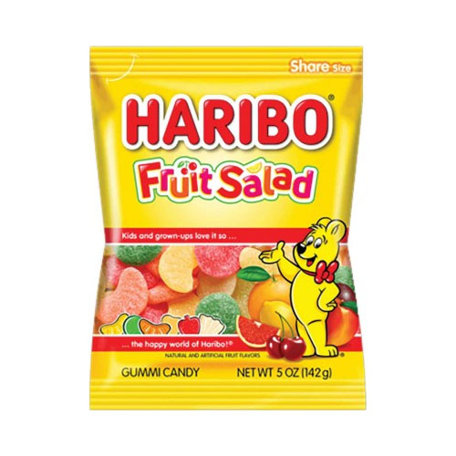 Haribo Fruit Salad Gummies in Bag