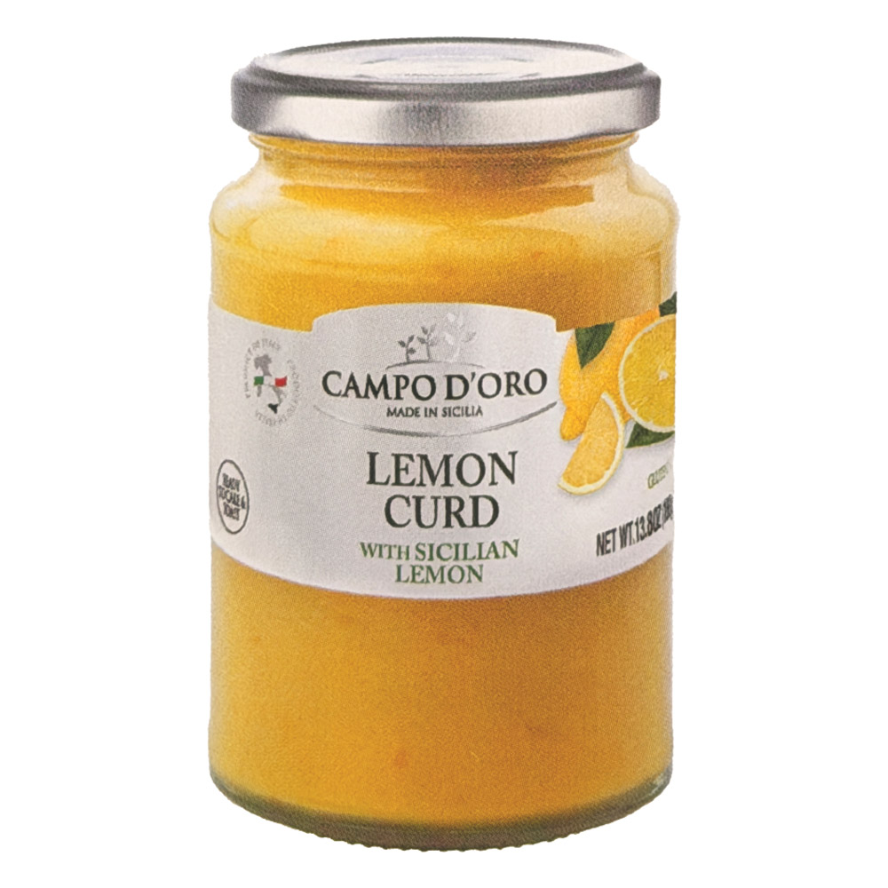 Campo d'Oro Sicilian Lemon Curd in jar, 13.8 oz