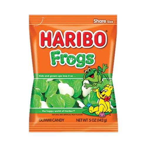 Haribo Frogs Gummies in Bag