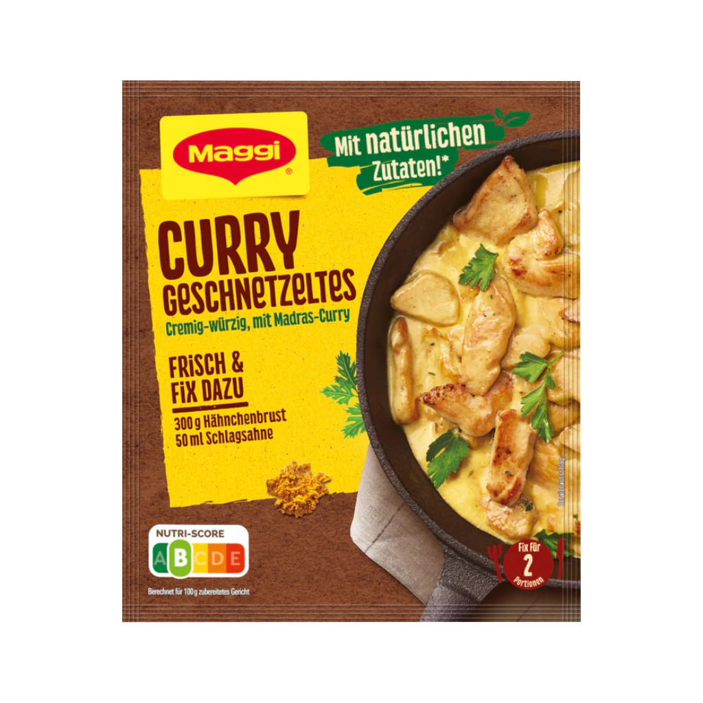 Maggi Curry-Geschnetzeltes