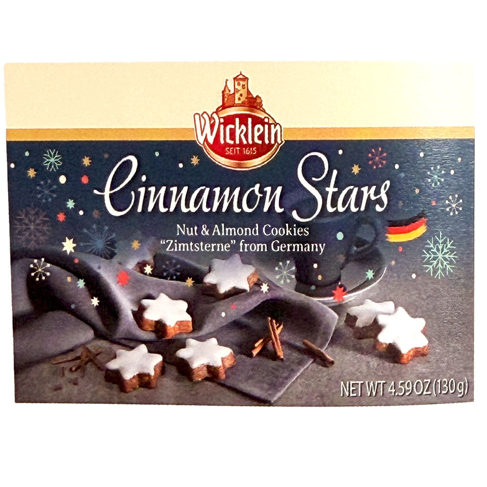 Wicklein "Zimtsterne" Cinnamon Star Cookies in Gift Box 4.5 oz - DEAL