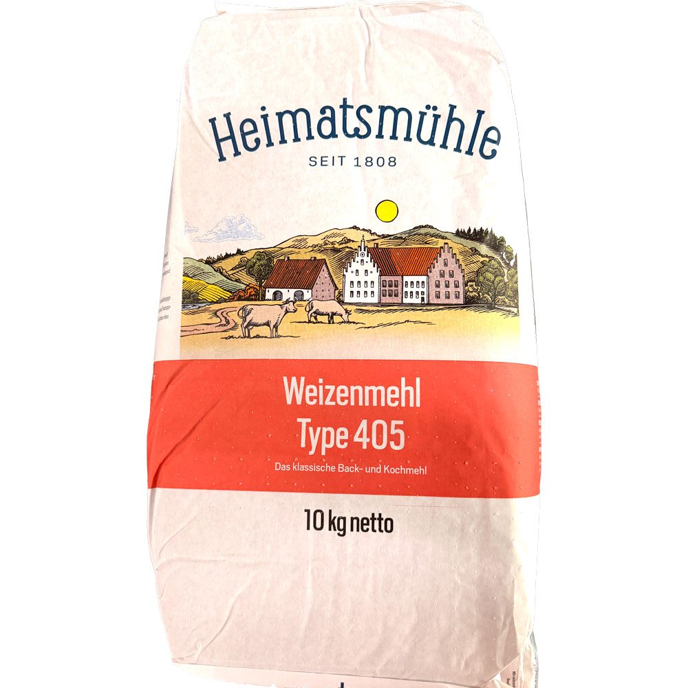 Heimatsmuehle German Wheat Flour Type 405, 10kg