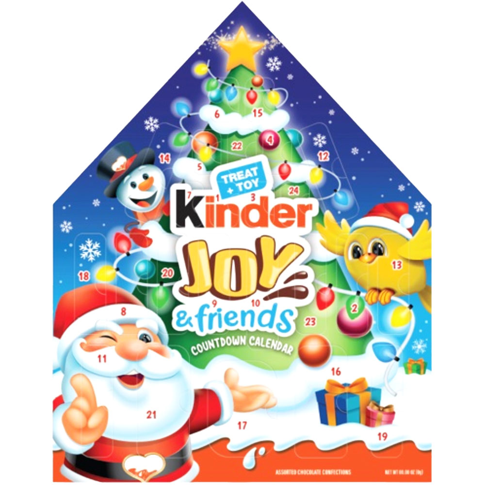 Kinder Chocolate Joy & Friends Countdown Advent Calendar, 170g