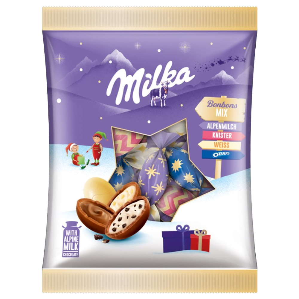 Milka Christmas "Bonbon Mix" in bag, 130g