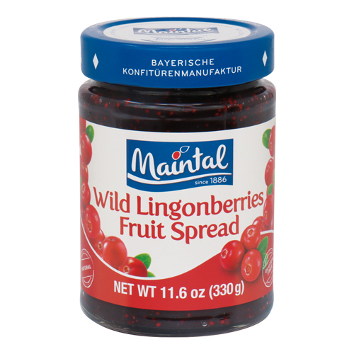 Maintal Bavarian Wild Lingonberry Fruit Spread 11.6 oz