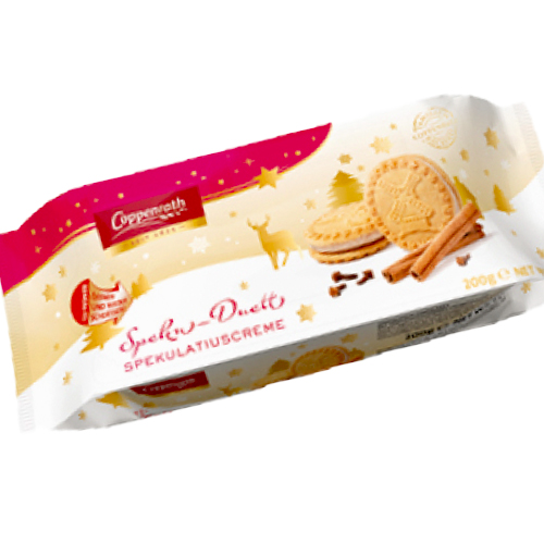 Coppenrath Windmill Sandwich Cookie with Cinnamon Cream-Filling 7 oz