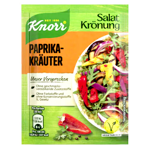 Knorr "Salatkroenung" Paprika & Herb Salad Dressing Mix, 5 sachets