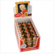 Reber Mozart Kugel Chocolate Covered Marzipan in Counter Display