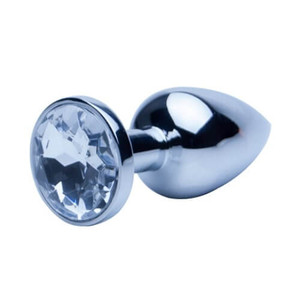 Precious Metals Silver Butt Plug-Large Precious Metals Silver Butt Plug-Large