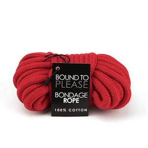 Bound to Please Bondage Rope Red Bound to Please Bondage Rope Red