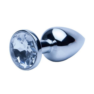 Precious Metals Silver Butt Plug-Small Precious Metals Silver Butt Plug-Small