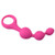 Loving Joy Triple Ripple Anal Beads-Pink