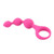 Loving Joy Triple Ripple Anal Beads-Pink