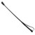 Bound Noir Nubuck Leather Riding Crop