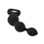 Loving Joy Triple Ripple Anal Beads-Black