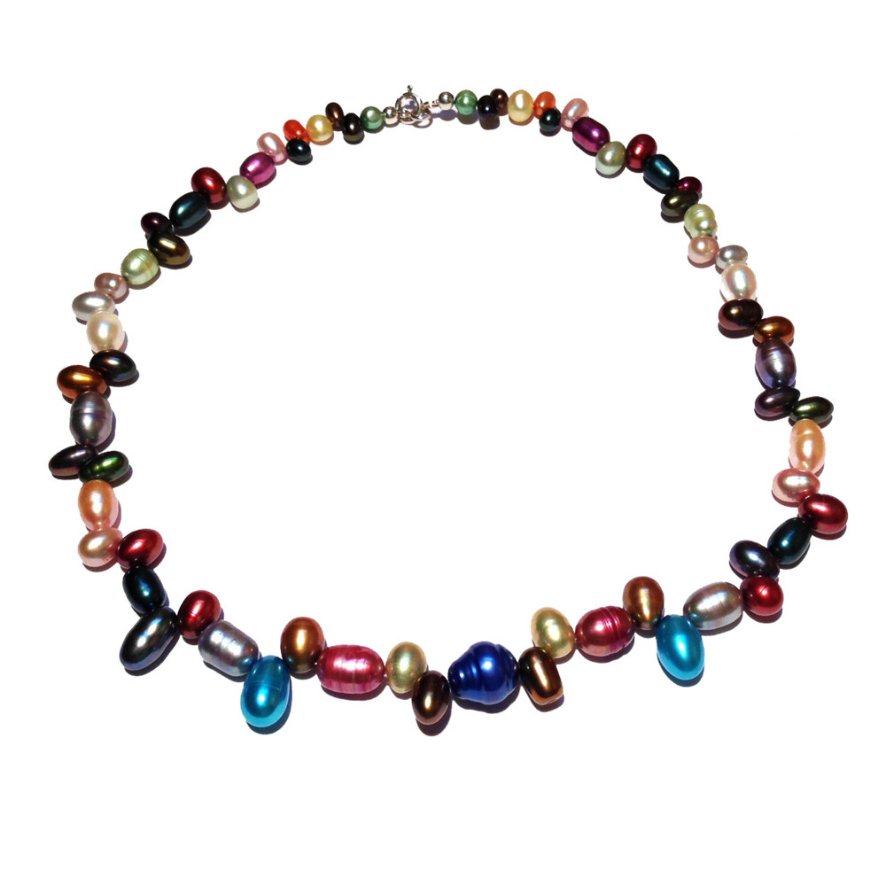 Wacky Wonky Freshwater Cultured Color Enhanced Pearl Necklaces (37 Designs Pictured!)
