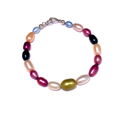 Easter Colors Pearl Bracelet