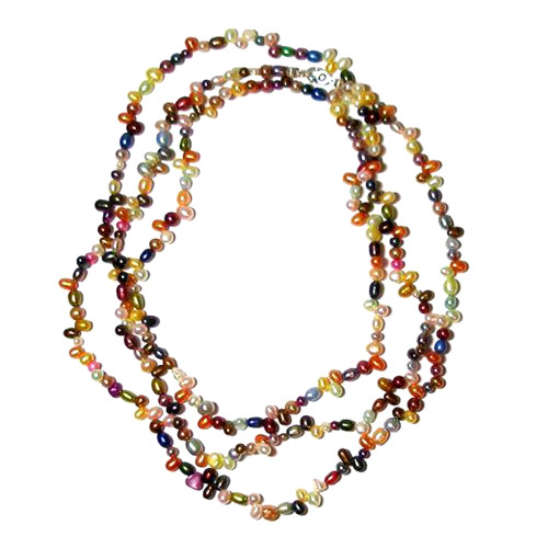 Endless Colorful Wacky Wonky Necklace