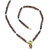 Garnet and Topaz Infinity Necklace in Gold
