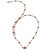 Sunstone Half-Wave Necklace in Sterling Silver