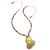 Ethiopian Opal Nugget- Fancy Sapphire & Seed Pearl Necklace