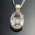 Phantom Quartz Prong Setting Necklace in Silver