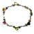 Sterling Multicolor Tourmaline Slice Bracelet