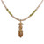 Tourmaline Carnelian Peridot Something New Necklace on Pearls with Daisy Accents