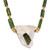 Green Tourmaline in Quartz Matrix Necklace