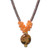 Fall Jasper Necklace with Peach Moonstones, Citrine, and Mauve Color Enhanced Pearls