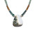 Matte Ocean Jasper Jungle Necklace with Green Amethyst and Tourmalines and Andalusite Beads