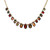 Leaves Tourmaline Necklace on Pearls