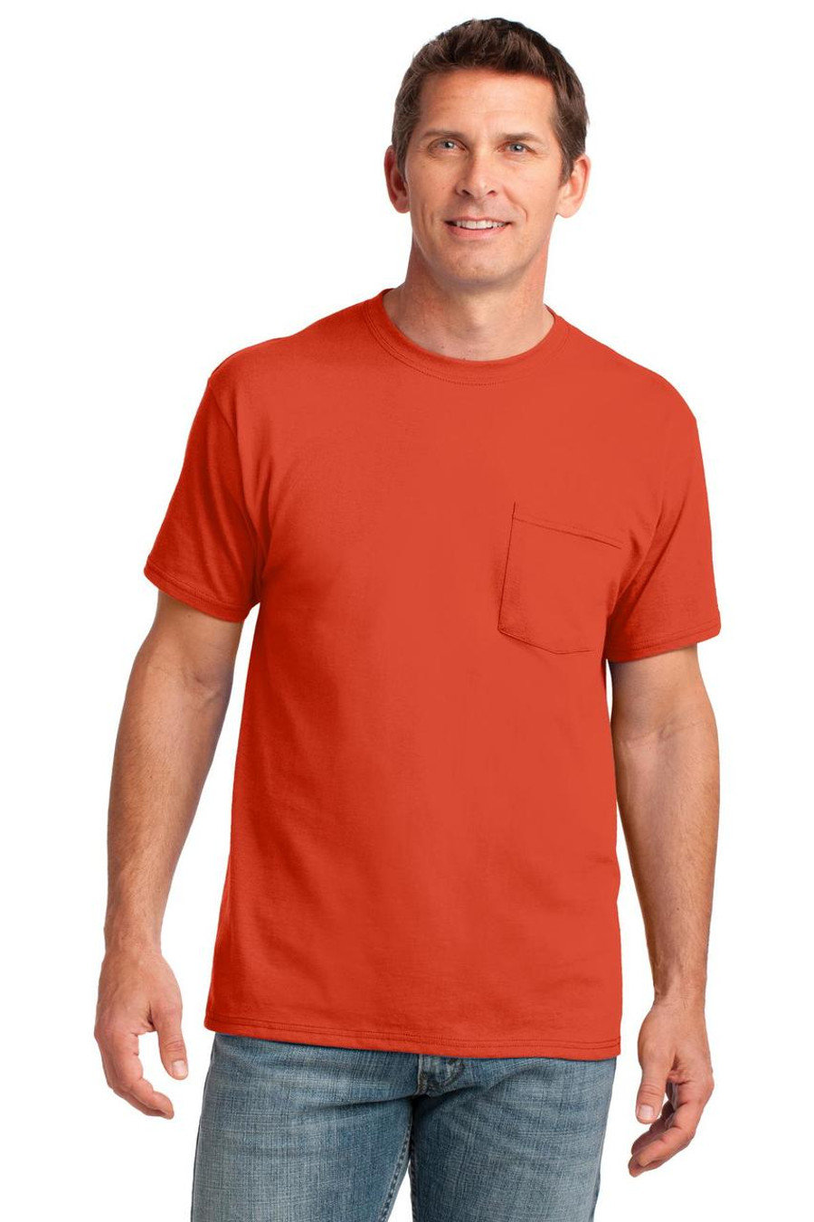 Port & Company Core Cotton Pocket Tee