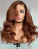 Ombre Brown Body Wave 13x4 Lace Front 4x4 Lace Closure Human Hair Wig