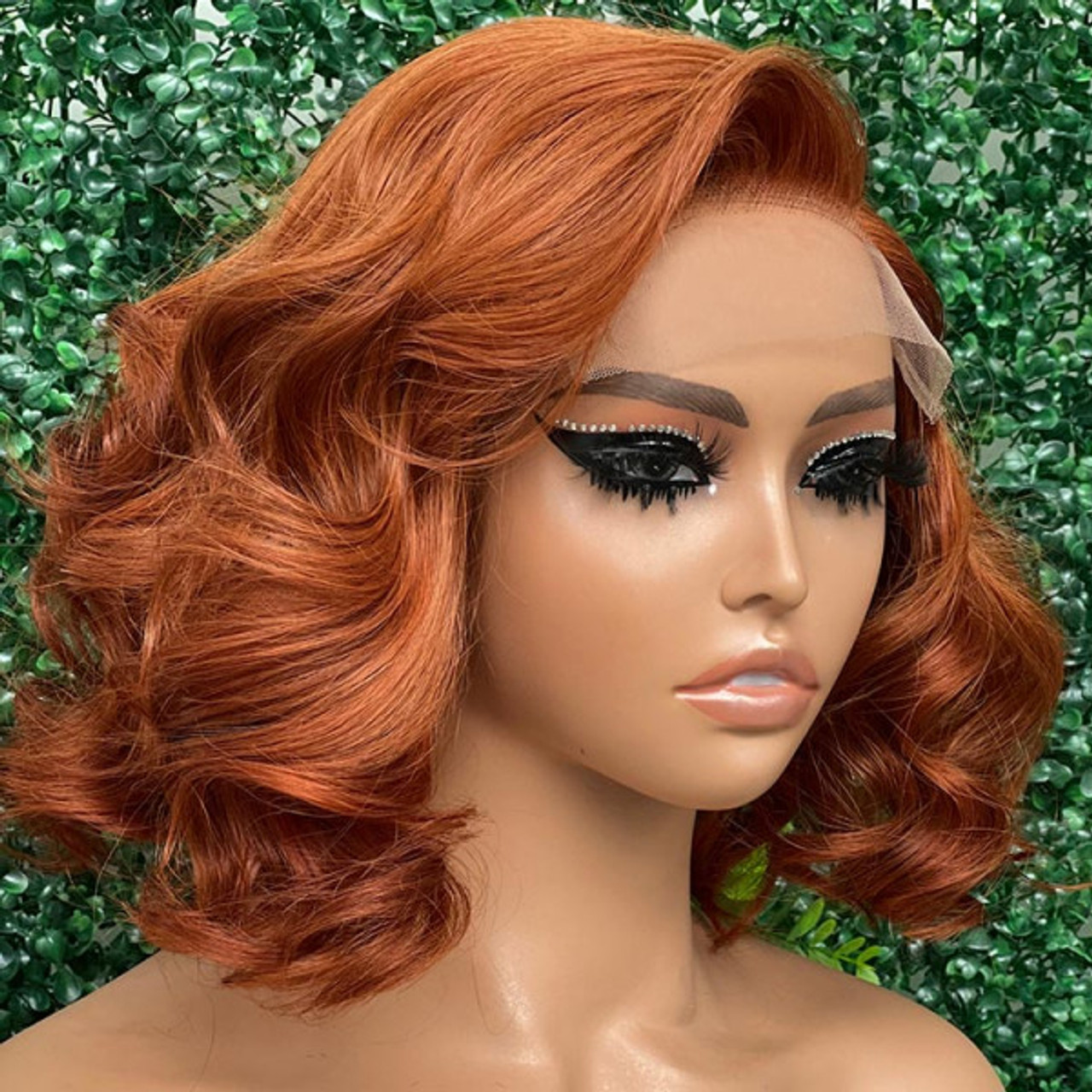 Copper Ginger Body Wave Bob 13x4 Lace Front 4x4 Lace Closure Human Hair Wig  - Koha Hair