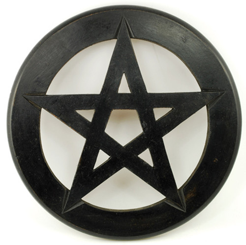 Pentagram Wall Hanging / Altar Tile 9"