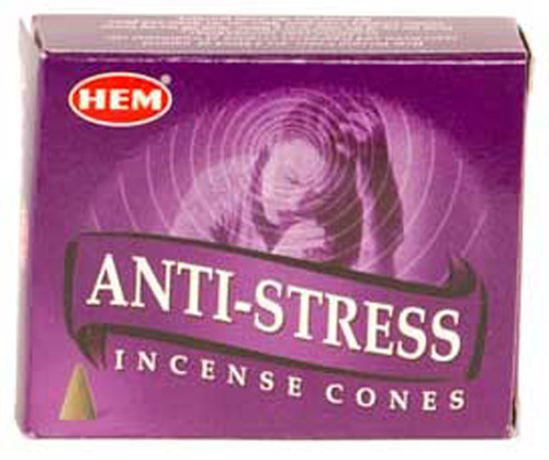 Anti-Stress HEM Incense Cones 10 pack