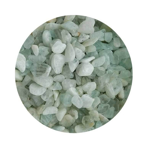 Aquamarine Tumbled Gemstones 1/4 lb.