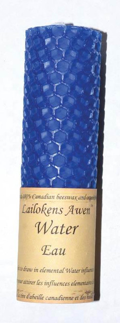 Water Lailokens Awen Candle 4 1/4"