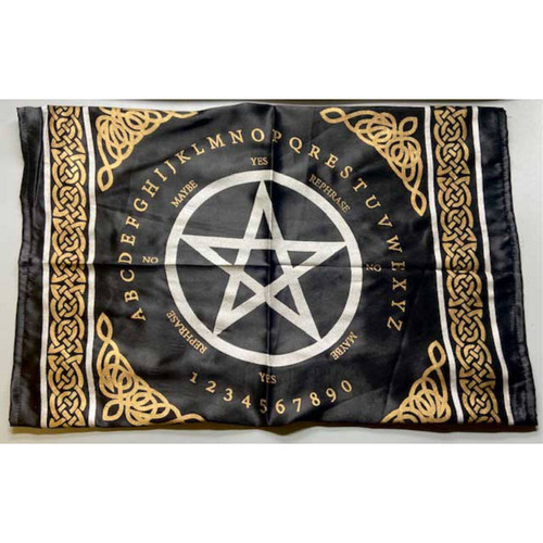 Pentagram Pendulum/ Ouija Altar Cloth 24"X24"