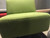 LOT o2 Lime Green Gunlocke Company Mid Century Modern Swivel Soft Seating Chairs