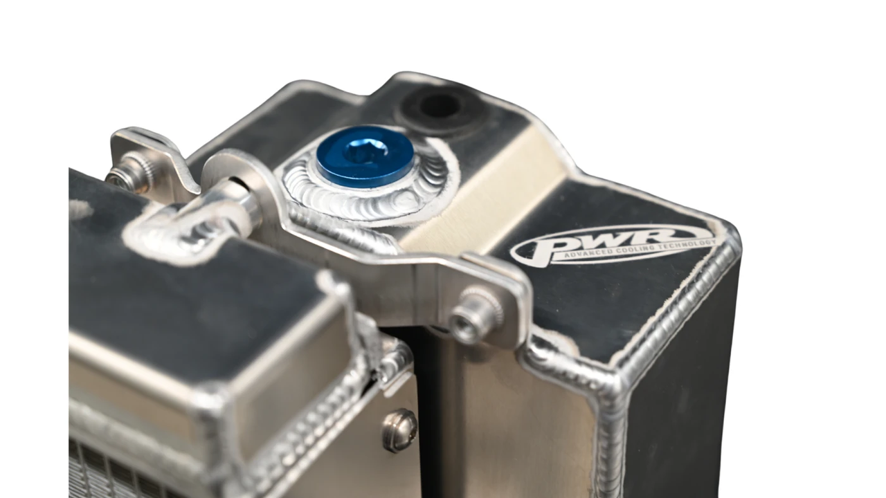 Pwr Radiator. Over Flow PWR Aluminum Coolant Overflow Tank | 2002-2007 WRX/STI
