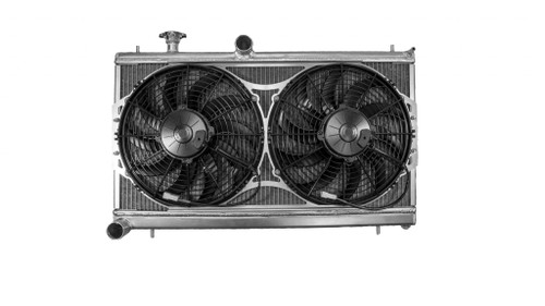 PWR Performance Radiator (w/ 12" SPAL Fans) | 2008-14 WRX / 2008-21 STI