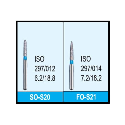 Mani Diamond Burs Torpedo / Gingival Curettage, Medium AHP Dental