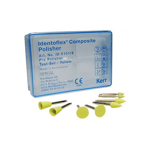 Kerr Identoflex Composite Polishers - Yellow Prepolishers