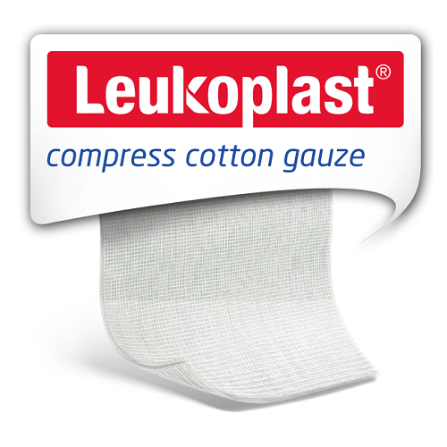 Leukoplast Compress Cotton Gauze 10cm x 10cm