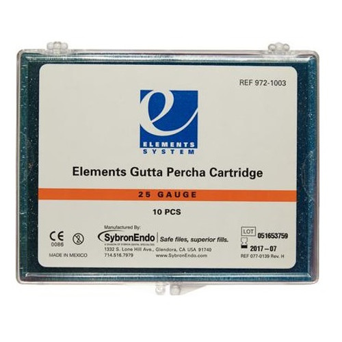 Kerr Elements Gutta Percha Cartridges - Silver