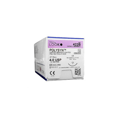 Look PolySyn PGA Sutures 4/0, 19mm, 3/8 Circle - 422B - AHP Dental ...