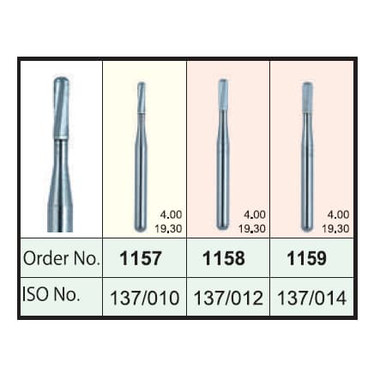 Mani Carbide Burs - Round End Straight Fissure, Straight Cut - AHP ...